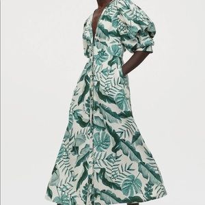 Johanna Ortiz x H&M Linen-blend Dress, NWT, Size M